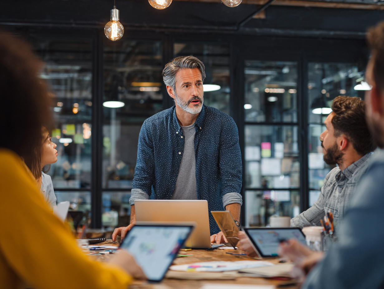 Workshop board describing concept development
